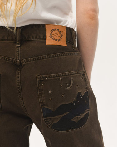 Carne Bollente Under The Moon Jeans Brown Denim - KYOTO - Carne Bollente