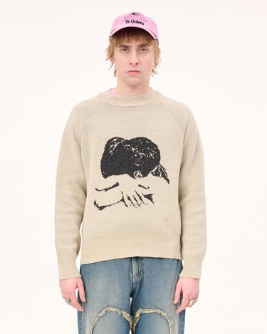 Carne Bollente Your Warm Embrace Beige knit - KYOTO - Carne Bollente