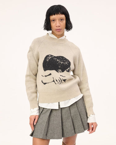 Carne Bollente Your Warm Embrace Beige knit - KYOTO - Carne Bollente