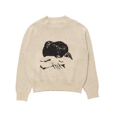 Carne Bollente Your Warm Embrace Beige knit - KYOTO - Carne Bollente