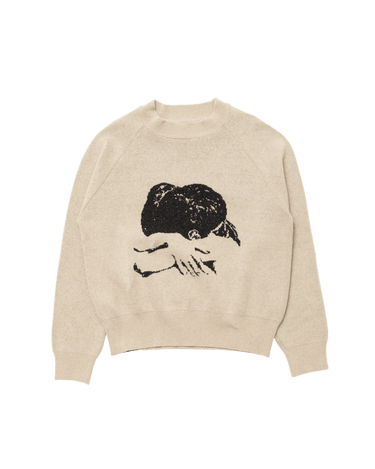 Carne Bollente Your Warm Embrace Beige knit - KYOTO - Carne Bollente