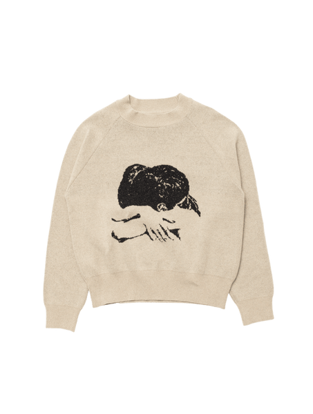 Carne Bollente Your Warm Embrace Beige knit - KYOTO Carne Bollente