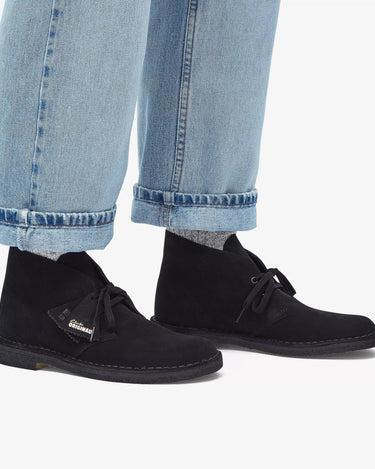 Clarks Desert Boot G Black Suede - KYOTO - Clarks