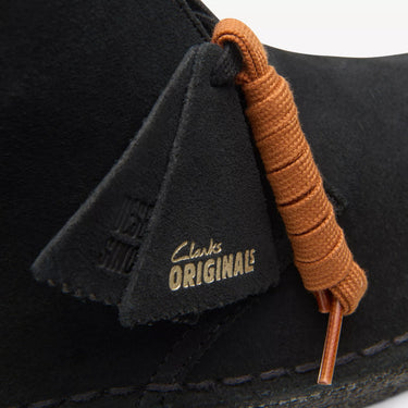 Clarks Desert Boot G Black Suede - KYOTO - Clarks