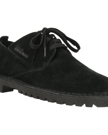 Clarks Desert Rock Lo G Black Sde shoe - KYOTO - Clarks