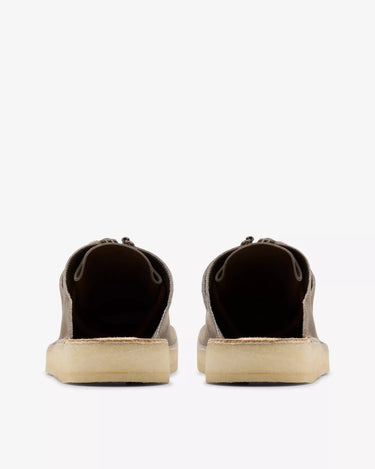 Clarks DSRTNomad Mule D Clogs Grey/Sage Suede - KYOTO - Clarks