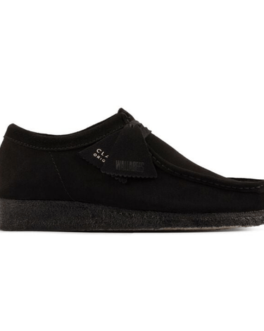 Clarks Wallabee black shoe mens - KYOTO - Clarks