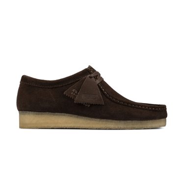 Clarks Wallabee Dark Brown Suede shoe - KYOTO - Clarks