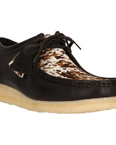 Clarks Wallabee G Brown Leather shoe - KYOTO - Clarks