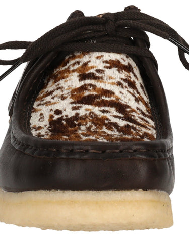 Clarks Wallabee G Brown Leather shoe - KYOTO - Clarks