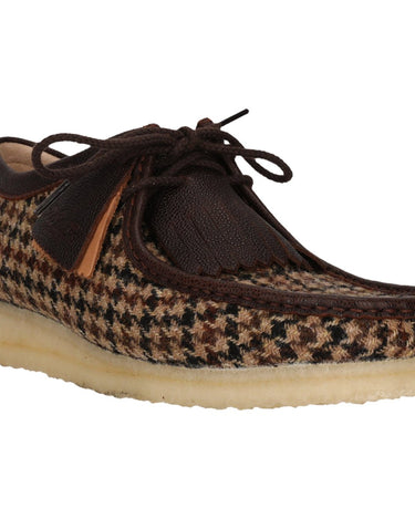 Clarks Wallabee G Brown Tweed Comb shoe - KYOTO - Clarks