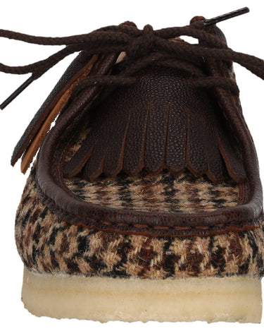 Clarks Wallabee G Brown Tweed Comb shoe - KYOTO - Clarks