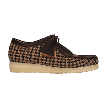Clarks Wallabee G Brown Tweed Comb shoe - KYOTO - Clarks