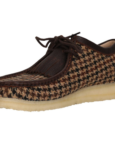 Clarks Wallabee G Brown Tweed Comb shoe - KYOTO - Clarks