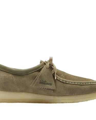 Clarks Wallabee Pale Khaki Suede shoe - KYOTO - Clarks