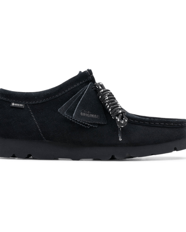 Clarks WallabeeGTX G Black Suede shoe - KYOTO - Clarks