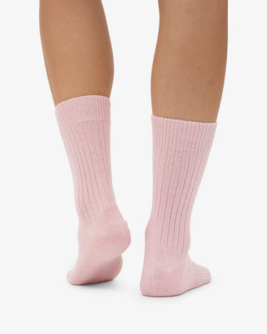 Colorful Merino wool Blend sock Faded pink - KYOTO - Colorful Standard