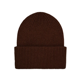 Colorful Merino Wool Hat Coffee Brown - KYOTO - Colorful Standard