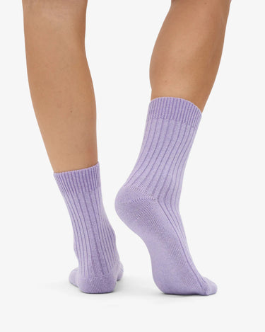 Colorful Standard Merino Wool Blend Sock Soft Lavender - KYOTO - Colorful Standard