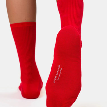 Colorful Standard Women Classic Sock Scarlet Red - KYOTO - Colorful Standard