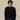 Drôle de Monsieur D Mirror Waffle Longsleeve T-shirt Navy