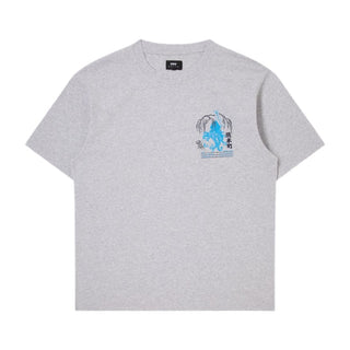 EDWIN DRINK MOOD T-shirt GREY MARL - KYOTO - EDWIN