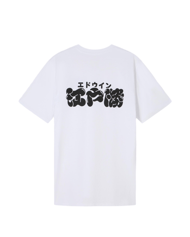 EDWIN Edo Win T-Shirt - White - KYOTO - EDWIN