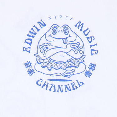 EDWIN EDWIN MUSIC CHANNEL T-shirt WHITE - KYOTO - EDWIN