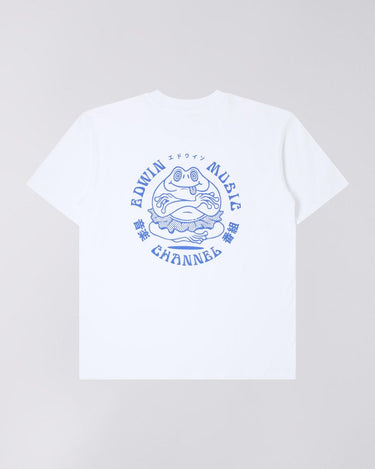 EDWIN EDWIN MUSIC CHANNEL T-shirt WHITE - KYOTO - EDWIN