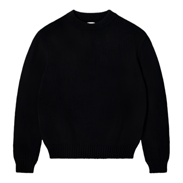 EDWIN ELLIS SWEATER - BLACK/BALTIC - KYOTO - EDWIN