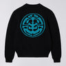 EDWIN ELLIS SWEATER - BLACK/BALTIC - KYOTO - EDWIN