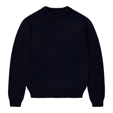 EDWIN ELLIS SWEATER - NAVY/OFF WHITE - KYOTO - EDWIN