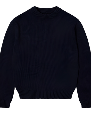 EDWIN ELLIS SWEATER - NAVY/OFF WHITE - KYOTO - EDWIN