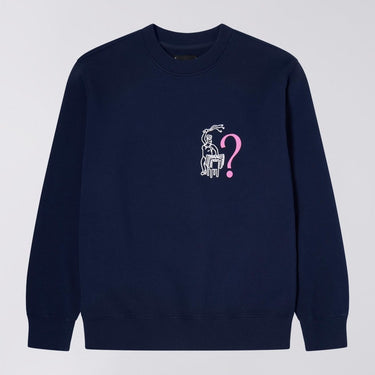 EDWIN Eros Sweat - Maritime Blue - KYOTO - EDWIN