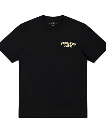 EDWIN FRUITS OF LOVE T - SHIRT - BLACK - KYOTO - EDWIN