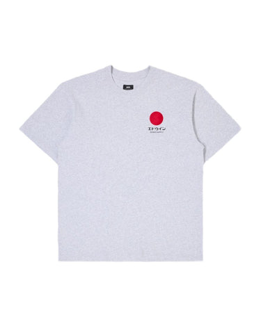 EDWIN JAPANESE SUN SUPPLY T-shirt GREY MARL - KYOTO - EDWIN