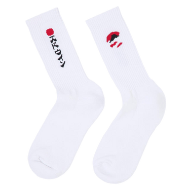 Edwin KAMIFUJI SOCKS - White - KYOTO - EDWIN