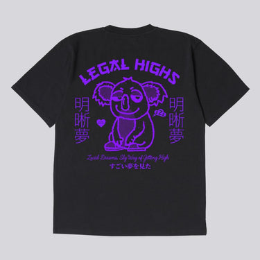 EDWIN LEGAL HIGHS T-shirt BLACK - KYOTO - EDWIN