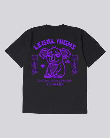 EDWIN LEGAL HIGHS T-shirt BLACK - KYOTO - EDWIN