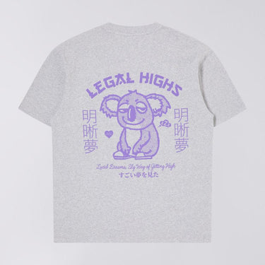 EDWIN LEGAL HIGHS T-shirt GREY MARL - KYOTO - EDWIN