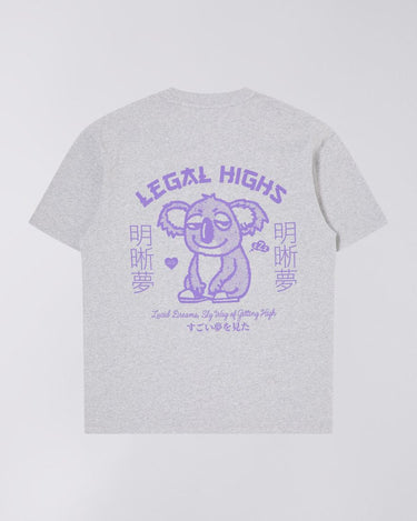 EDWIN LEGAL HIGHS T-shirt GREY MARL - KYOTO - EDWIN