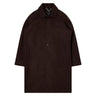 EDWIN MAC WOOL Coat DARK BROWN - KYOTO - EDWIN