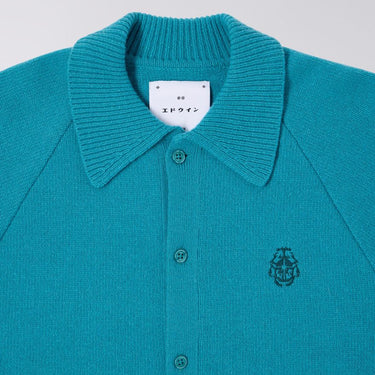 EDWIN MARS POLO CARDIGAN - BALTIC - KYOTO - EDWIN