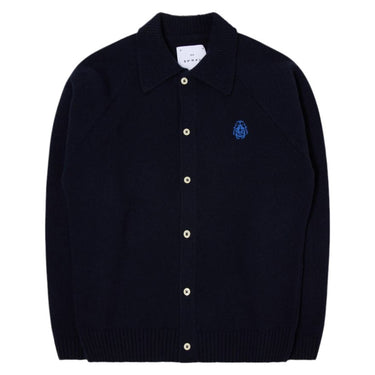 EDWIN MARS POLO CARDIGAN Sweater NAVY - KYOTO - EDWIN