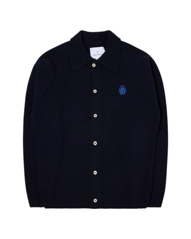 EDWIN MARS POLO CARDIGAN Sweater NAVY - KYOTO - EDWIN