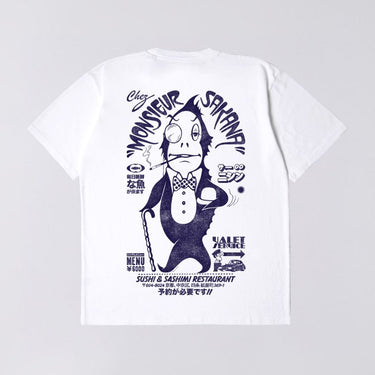 EDWIN MONSIEUR SAKANA T - SHIRT - WHITE - KYOTO - EDWIN