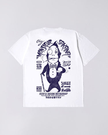 EDWIN MONSIEUR SAKANA T - SHIRT - WHITE - KYOTO - EDWIN