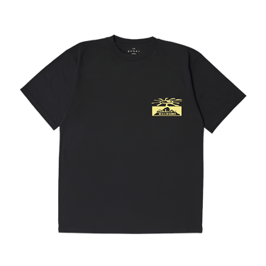 EDWIN MOUNT FUJI DUSK T - SHIRT - BLACK - KYOTO - EDWIN