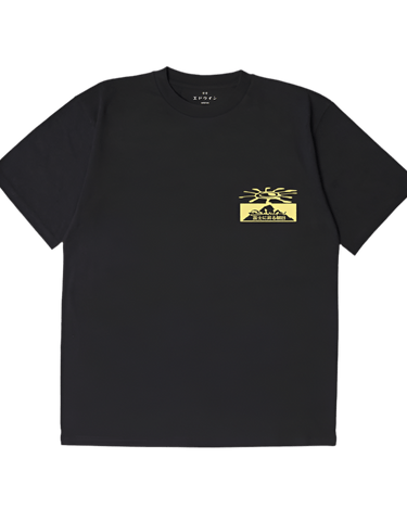 EDWIN MOUNT FUJI DUSK T - SHIRT - BLACK - KYOTO - EDWIN