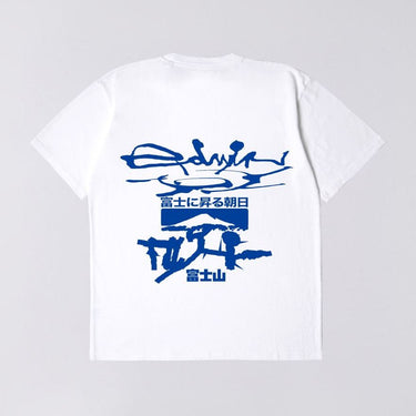 EDWIN MOUNT FUJI DUSK T - SHIRT - WHITE - KYOTO - EDWIN